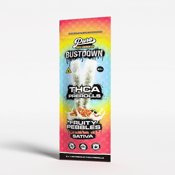 Puro Reloaded Bust Down Diamond THCA Prerolls | 2x1.5 Grams