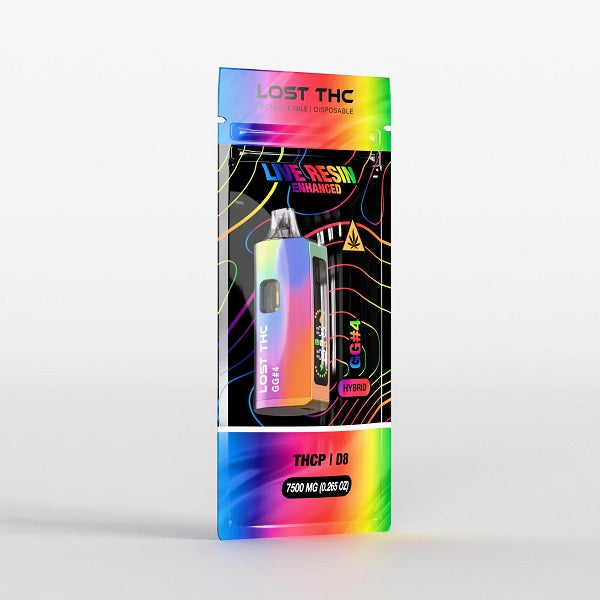 Lost THC V2 7.5 Gram Live Resin Blend Disposable | Rainbow Edition