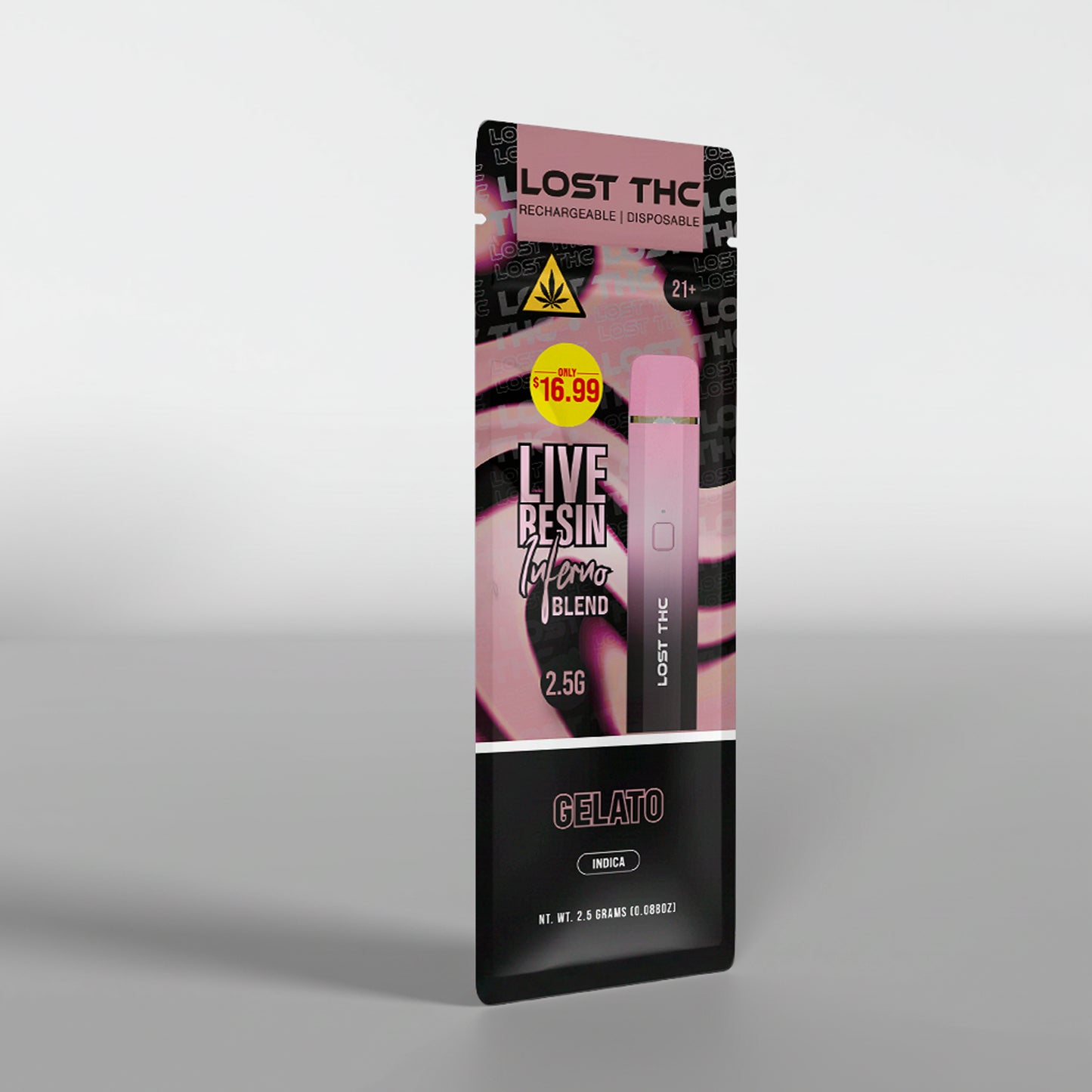 Lost THC V5 2.5 Gram Live Resin Disposable