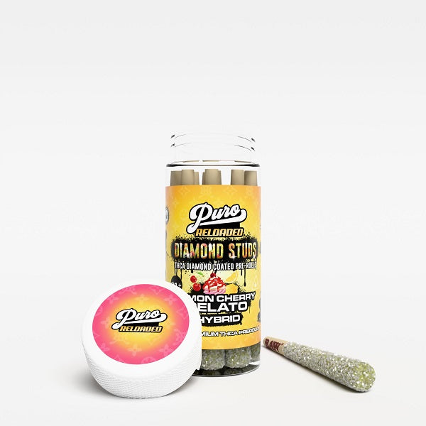 Puro Reloaded Diamond Studz THCA Prerolls | 10x1.5 Grams