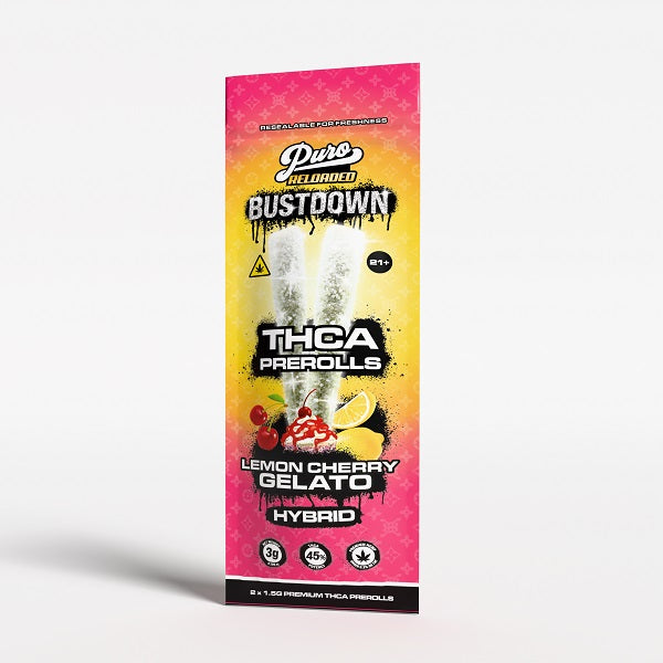Puro Reloaded Bust Down Diamond THCA Prerolls | 2x1.5 Grams