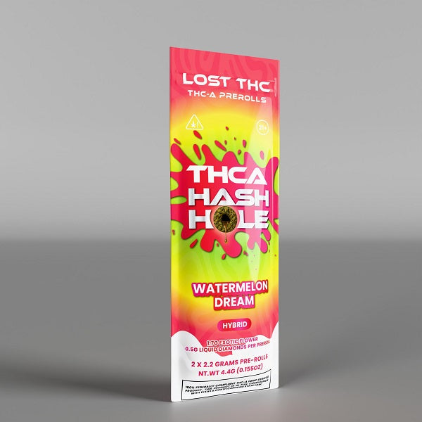 Lost-THC Hash Holes THCA Infused Prerolls 2.2G | 2 Pack