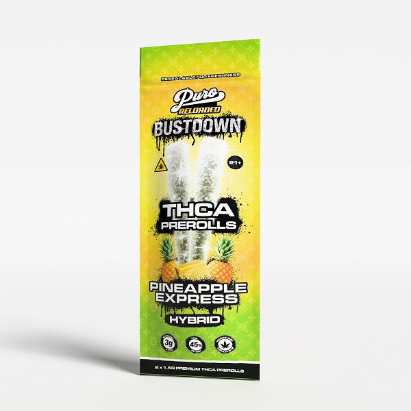 Puro Reloaded Bust Down Diamond THCA Prerolls | 2x1.5 Grams