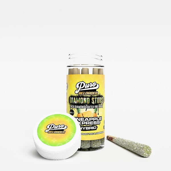 Puro Reloaded Diamond Studz THCA Prerolls | 10x1.5 Grams