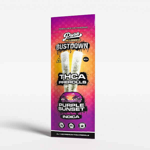 Puro Reloaded Bust Down Diamond THCA Prerolls | 2x1.5 Grams
