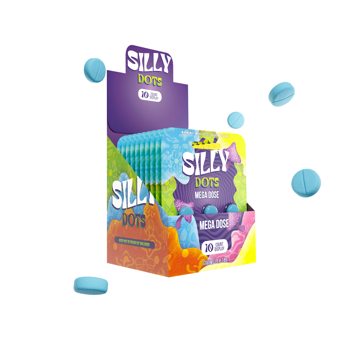 Silly Dots Mega Dose 1200mg Tabs | 5 Tabs