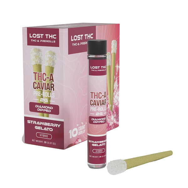 Lost THC Caviar Diamond Dipped THCA Pre-roll 1.5 Gram | 10 Pack