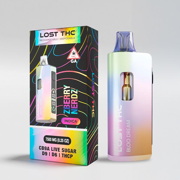 Lost THC V2 7.5 Gram CB9A Blend Disposable | Rainbow Edition