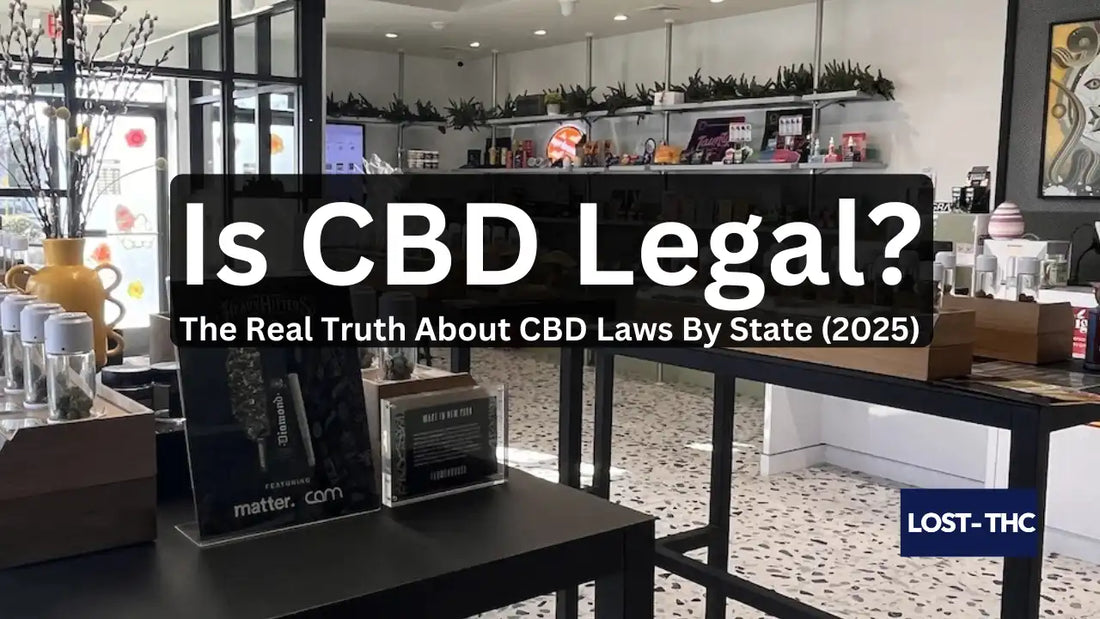 Is CBD Legal? Read the blog by LOST-THC and learn where CBD is Legal and where it is not
