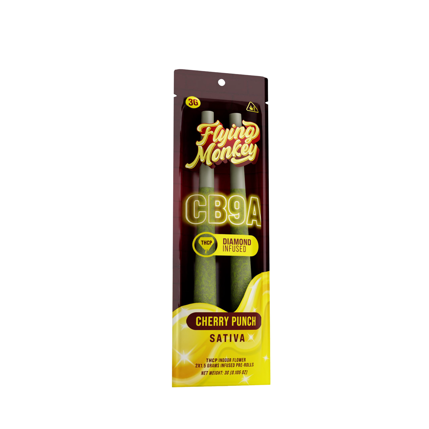 Flying Monkey CB9A THC-P Diamond Infused Pre Roll | 2 Count