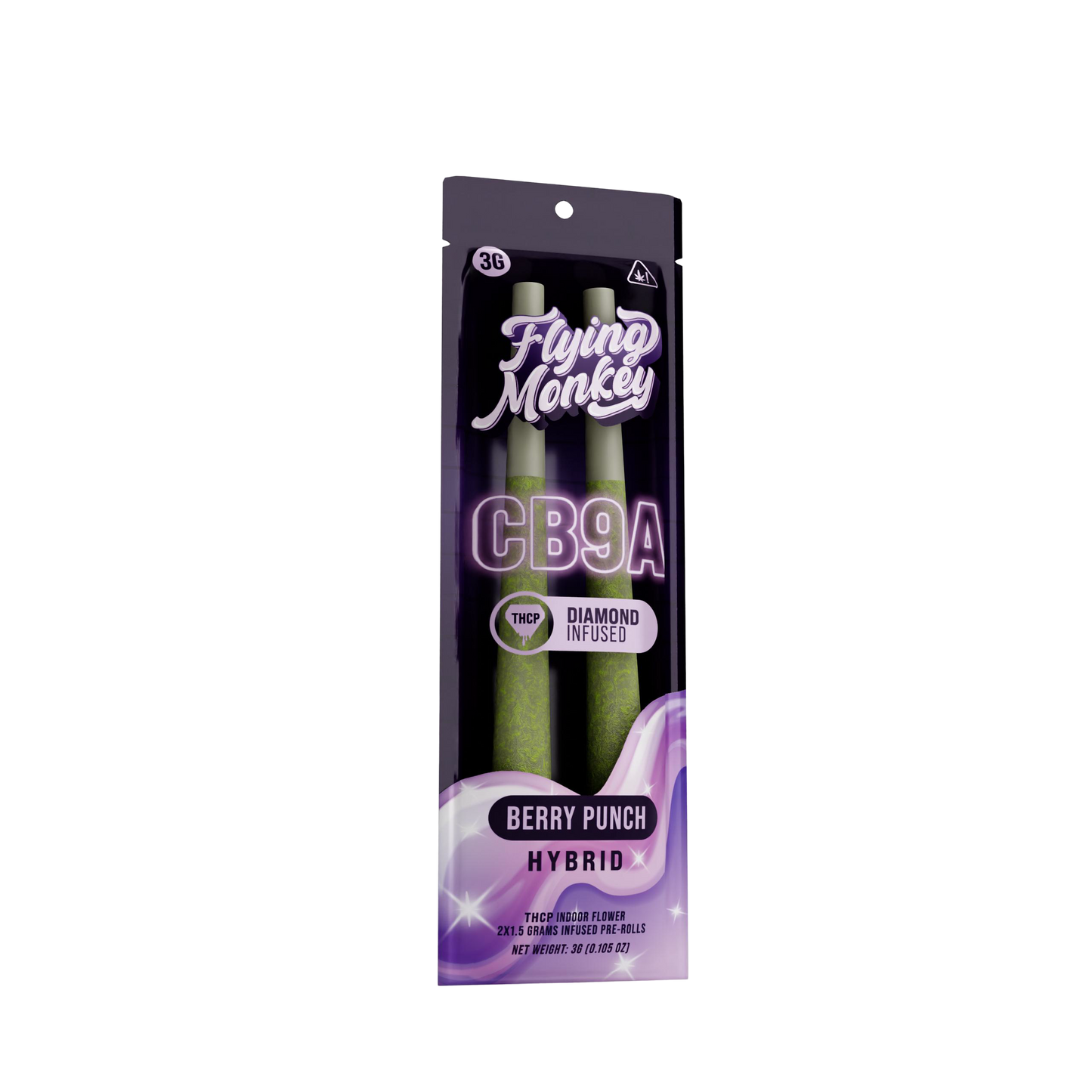 Flying Monkey CB9A THC-P Diamond Infused Pre Roll | 2 Count