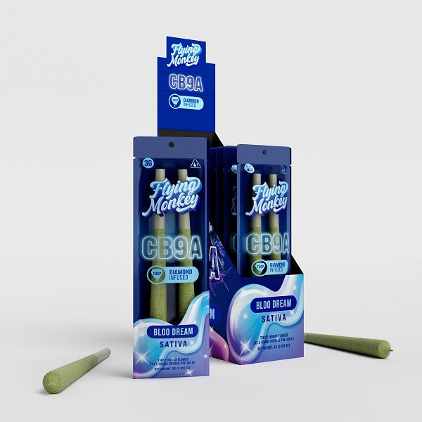 Flying Monkey CB9A THC-P Diamond Infused Pre Roll | 2 Count