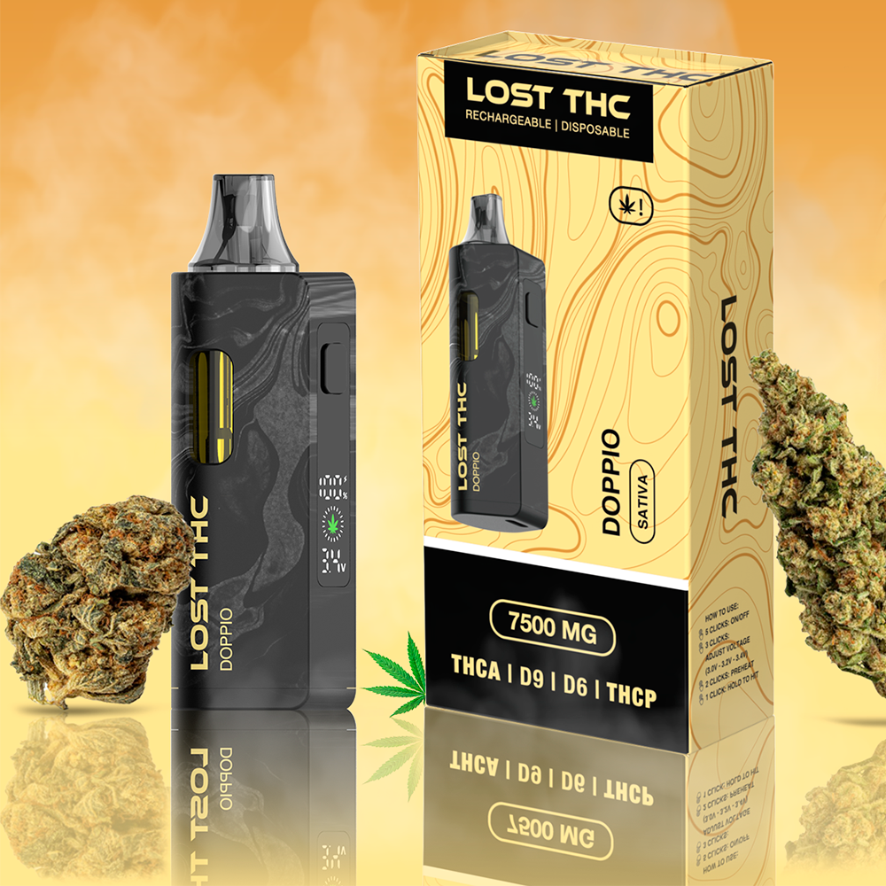 Lost THC V2 7.5 Gram THCA Disposable | Black Edition