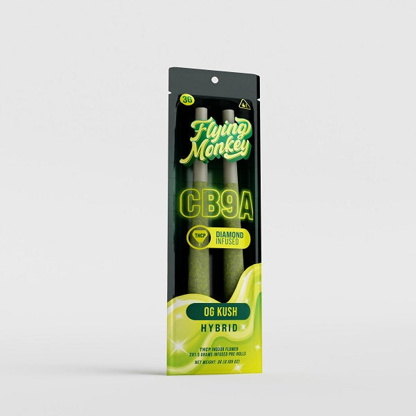 Flying Monkey CB9A THC-P Diamond Infused Pre Roll | 2 Count