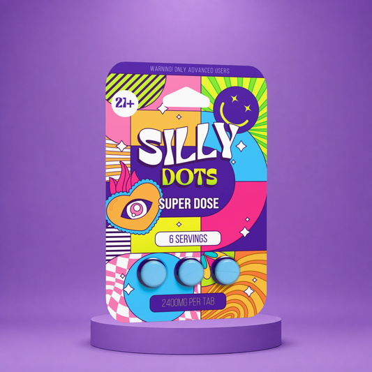 Silly Dots Super Dose 2400mg Tabs | 3 Tabs | Natural