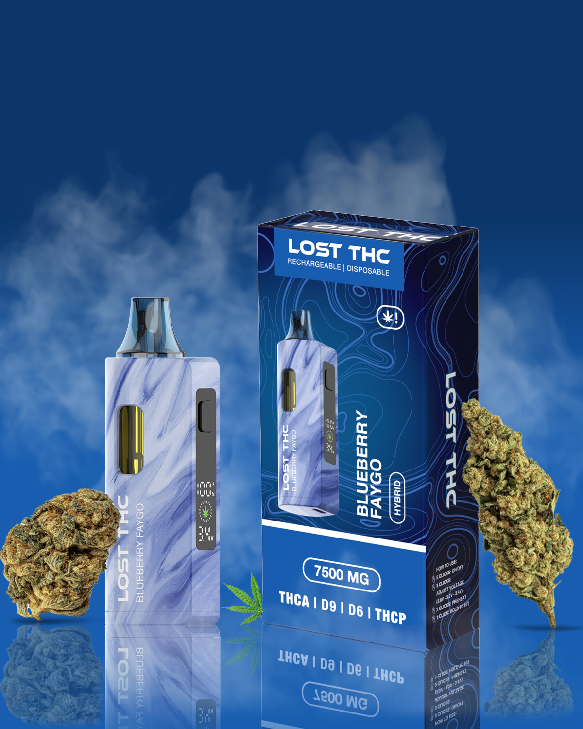 Lost THC V2 7.5 Gram THCA Disposable