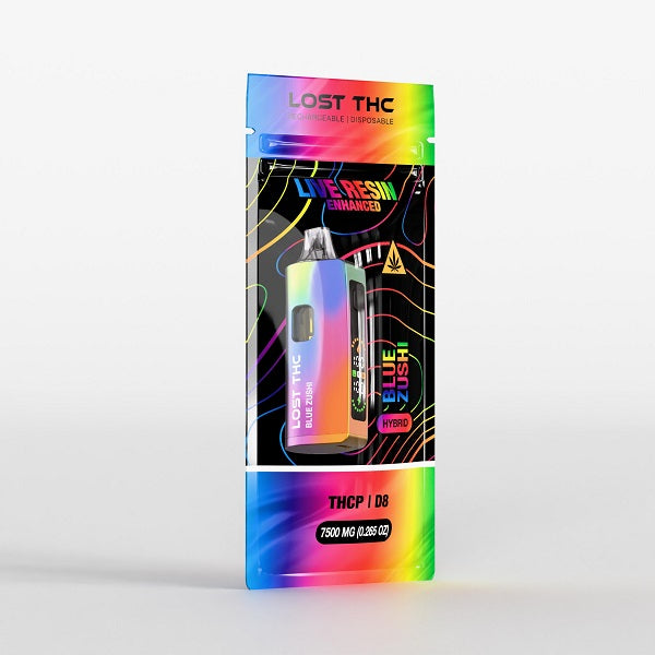 Lost THC V2 7.5 Gram Live Resin Blend Disposable | Rainbow Edition