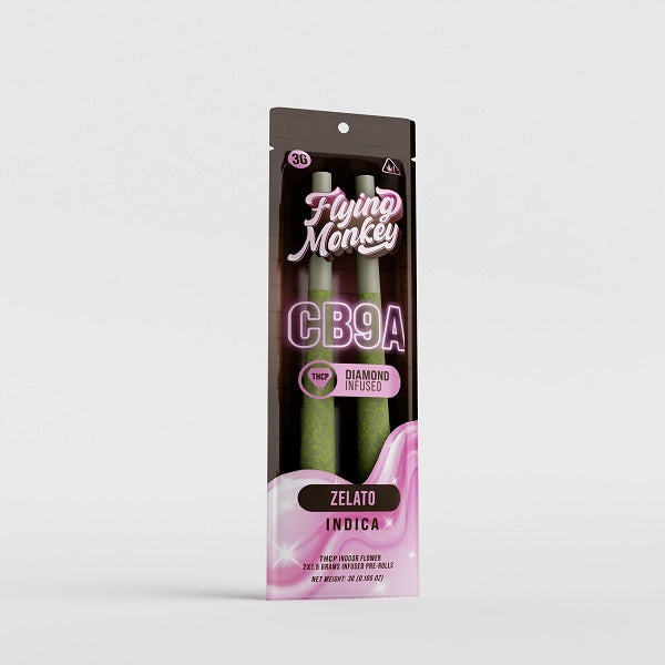 Flying Monkey CB9A THC-P Diamond Infused Pre Roll | 2 Count