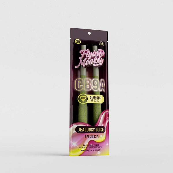 Flying Monkey CB9A THC-P Diamond Infused Pre Roll | 2 Count