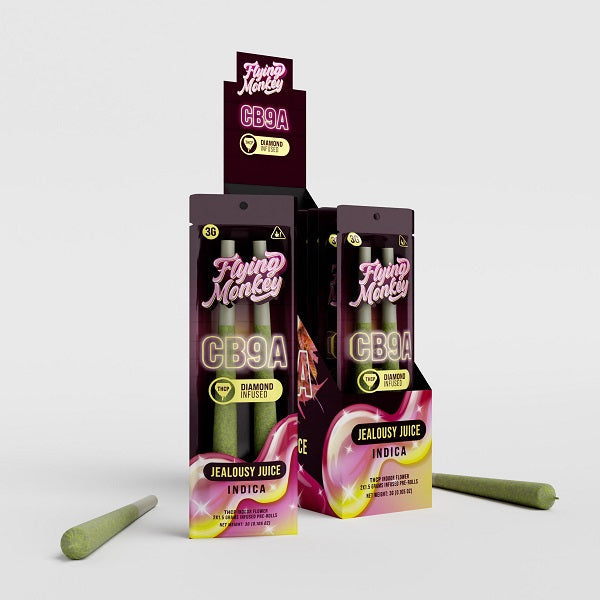 Flying Monkey CB9A THC-P Diamond Infused Pre Roll | 2 Count