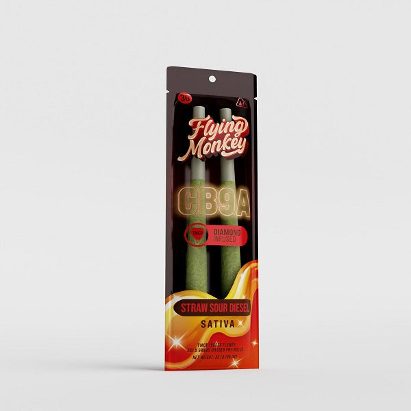 Flying Monkey CB9A THC-P Diamond Infused Pre Roll | 2 Count