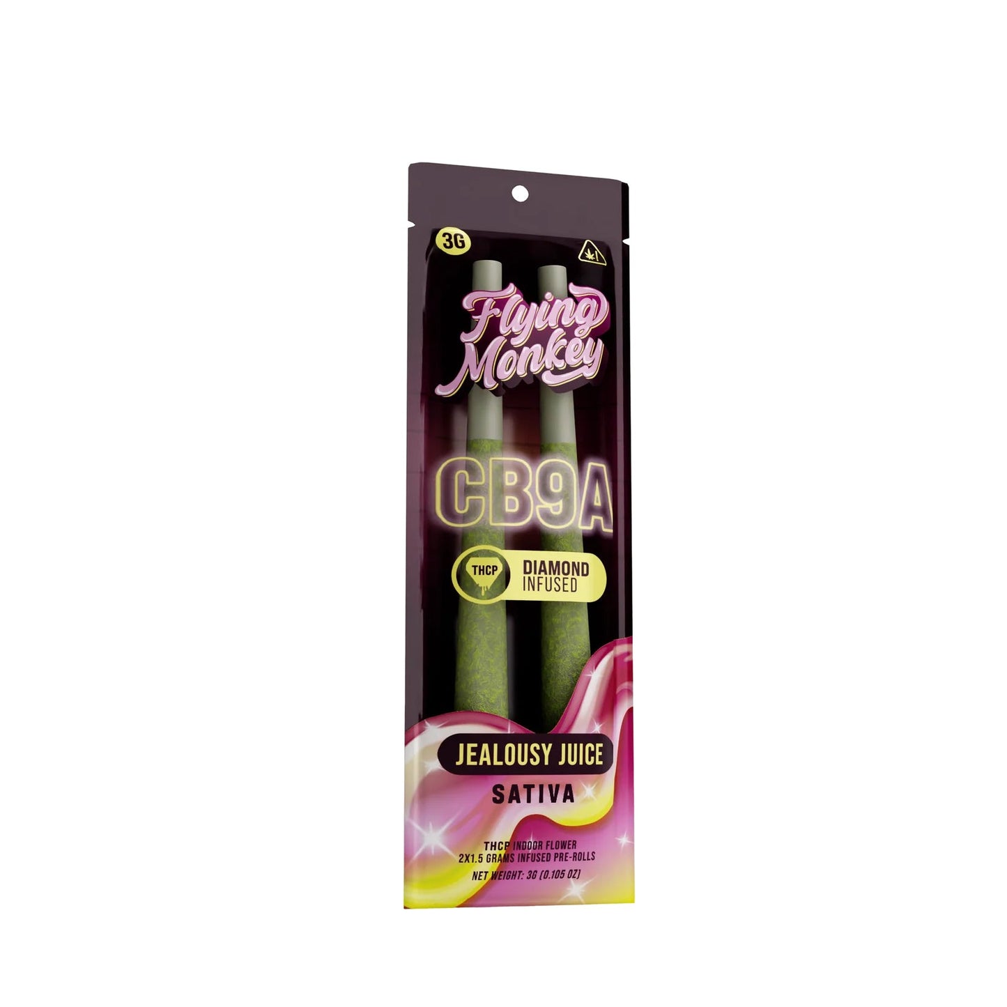 Flying Monkey CB9A THC-P Diamond Infused Pre Roll | 2 Count