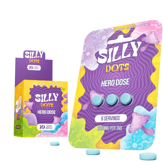 Silly Dots Hero Dose 1800mg Tabs | 3 Tabs