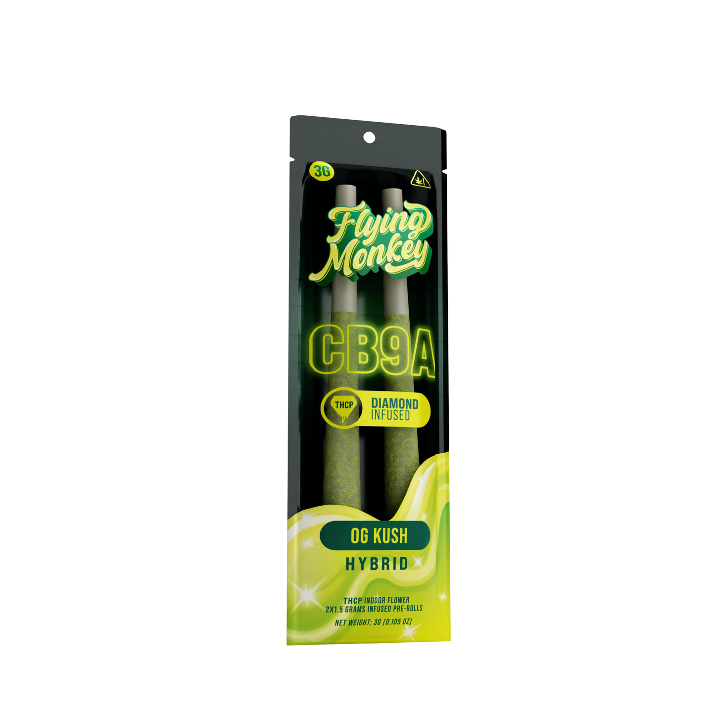 Flying Monkey CB9A THC-P Diamond Infused Pre Roll | 2 Count