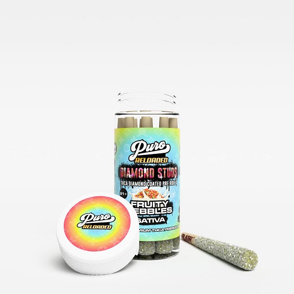 Puro Reloaded Diamond Studz THCA Prerolls | 10x1.5 Grams