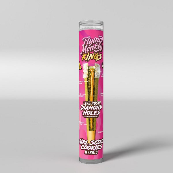 Flying Monkey KINGS Live Rosin Diamond Holes Pre-roll 2 Gram