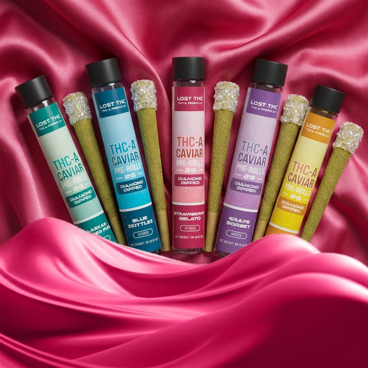 Lost THC Caviar Diamond Dipped THCA Pre-roll 1.5 Gram | 10 Pack