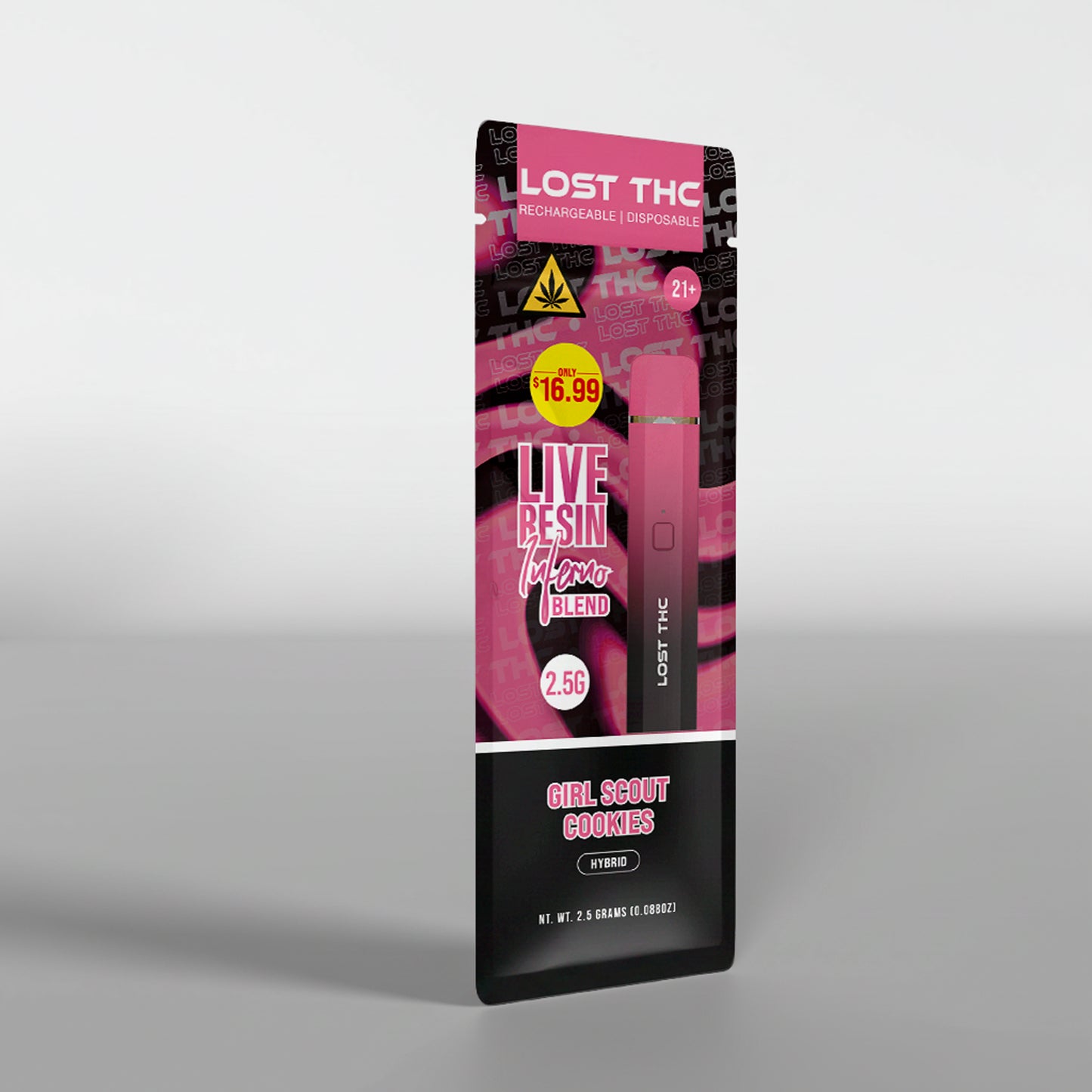 Lost THC V5 2.5 Gram Live Resin Disposable