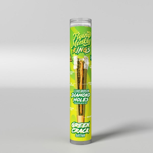 Flying Monkey KINGS Live Rosin Diamond Holes Pre-roll 2 Gram