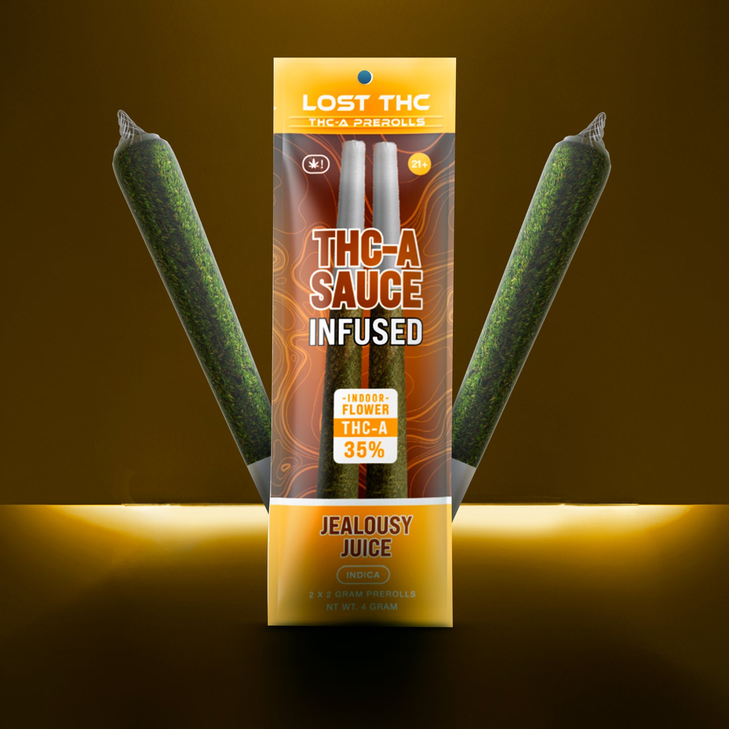 Lost THCA Sauce Pre-rolls | 2 x 1.5 Gram