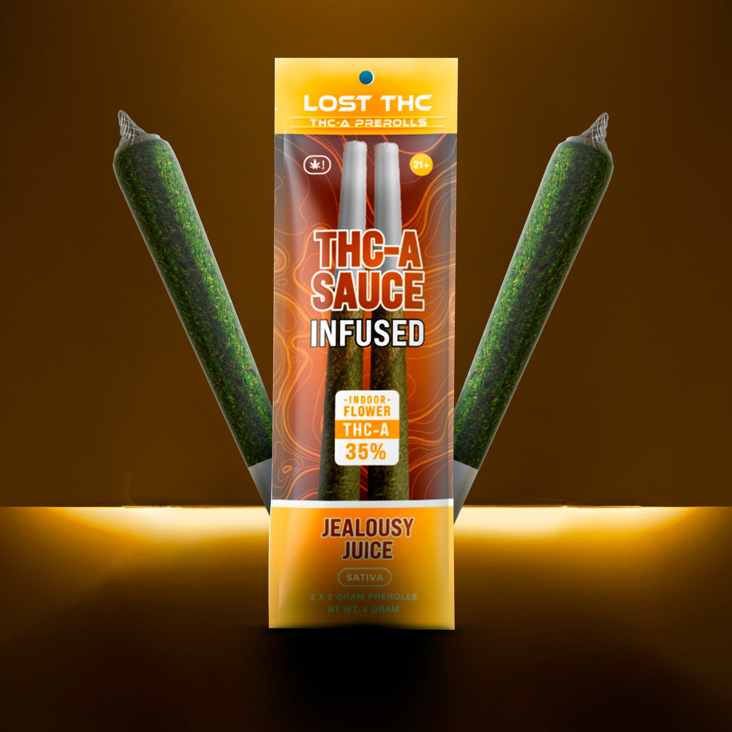 Lost THCA Sauce Pre-rolls | 2 x 1.5 Gram