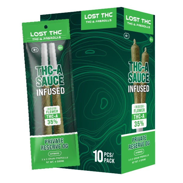 Lost THCA Sauce Pre-rolls | 2 x 1.5 Gram