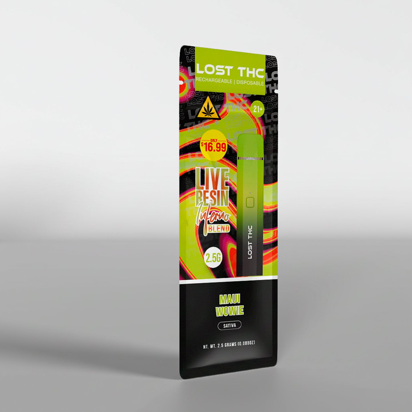 Lost THC V5 2.5 Gram Live Resin Disposable