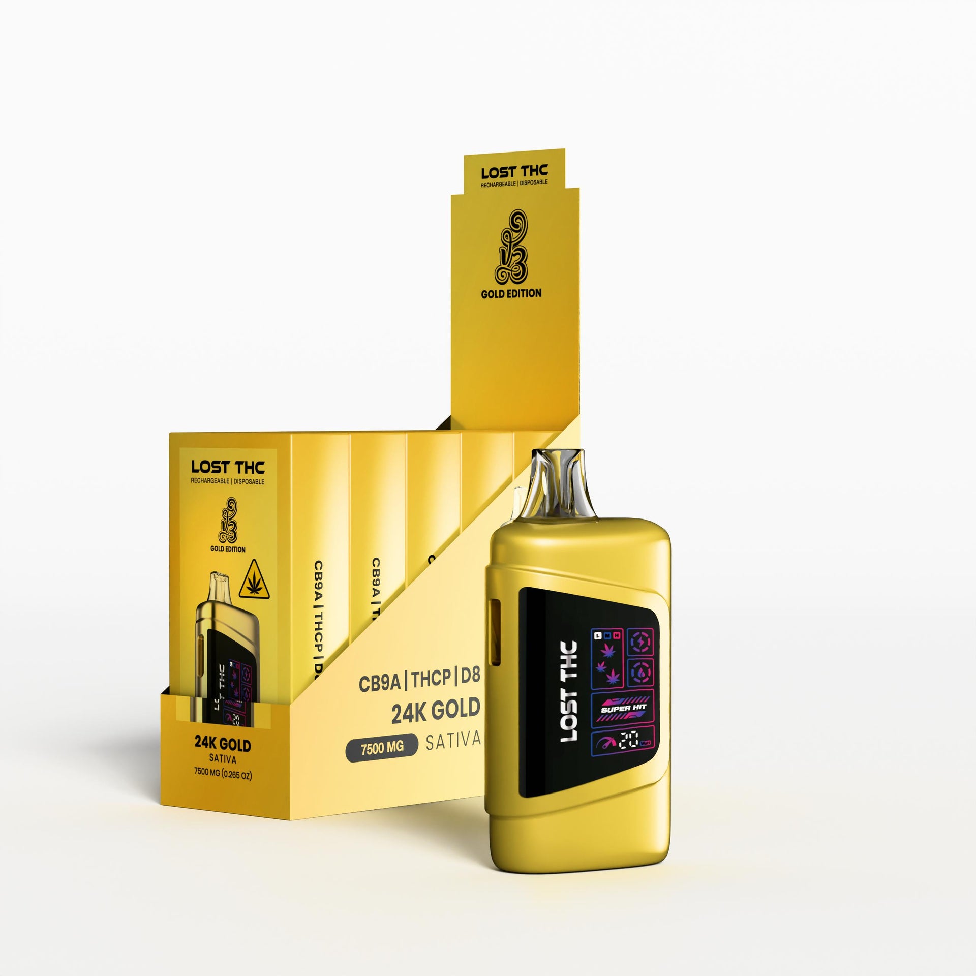 lost thc vape 7500mg V3 7.5G CB9A Disposable Gold Edition are breeze vapes illegal E-liquid E-liquid flavor:Peach Mango