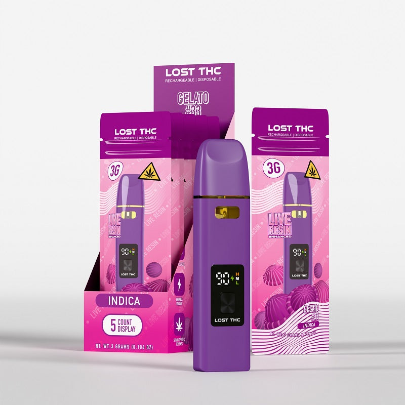 Lost THC V4 3 Gram Live Resin Disposable