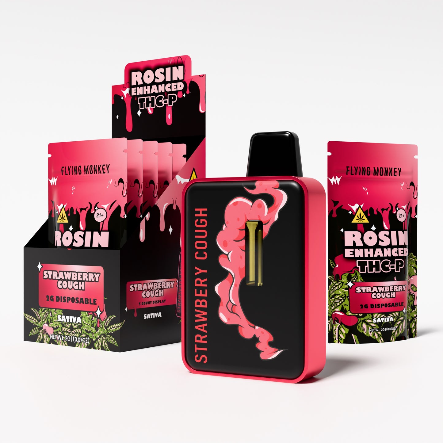 Flying Monkey THCP Rosin Enhanced 2 Gram Disposable
