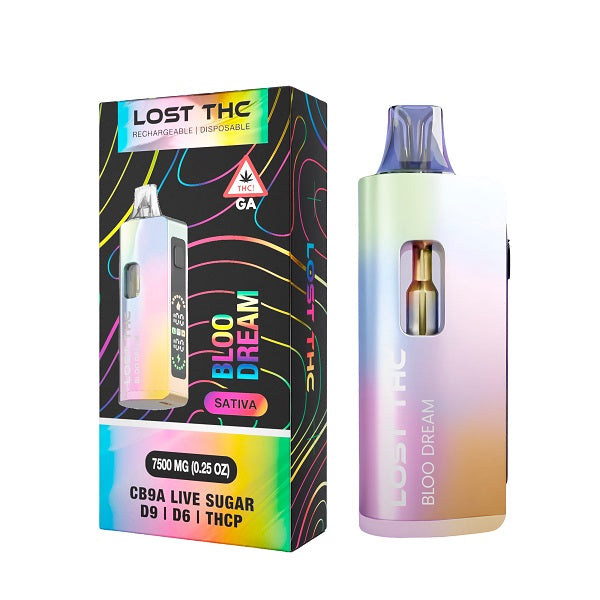 Lost THC V2 7.5 Gram CB9A Blend Disposable | Rainbow Edition