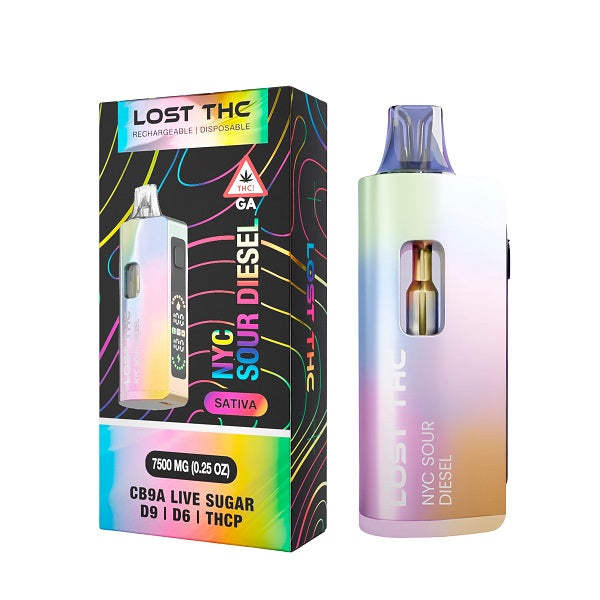 Lost THC V2 7.5 Gram CB9A Blend Disposable | Rainbow Edition