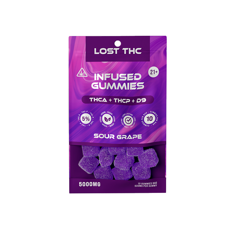 Lost THC Infused Gummies | 5000mg | 10 Pack