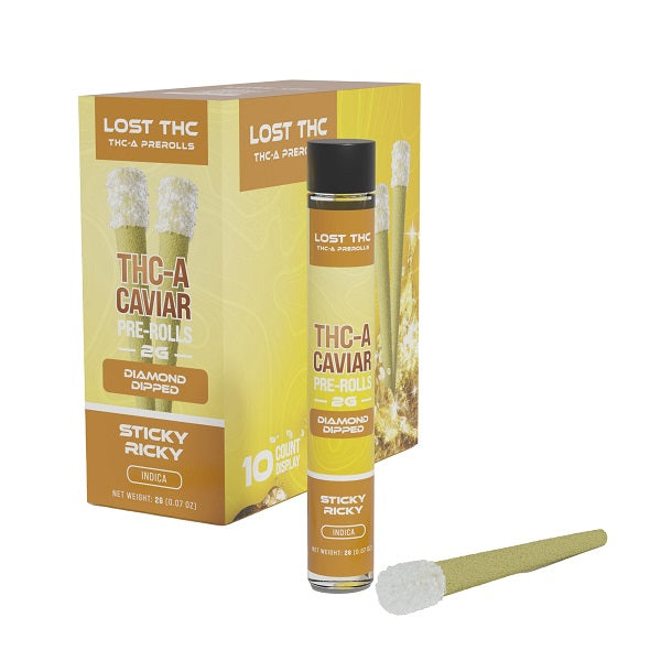 Lost THC Caviar Diamond Dipped THCA Pre-roll 1.5 Gram | 10 Pack