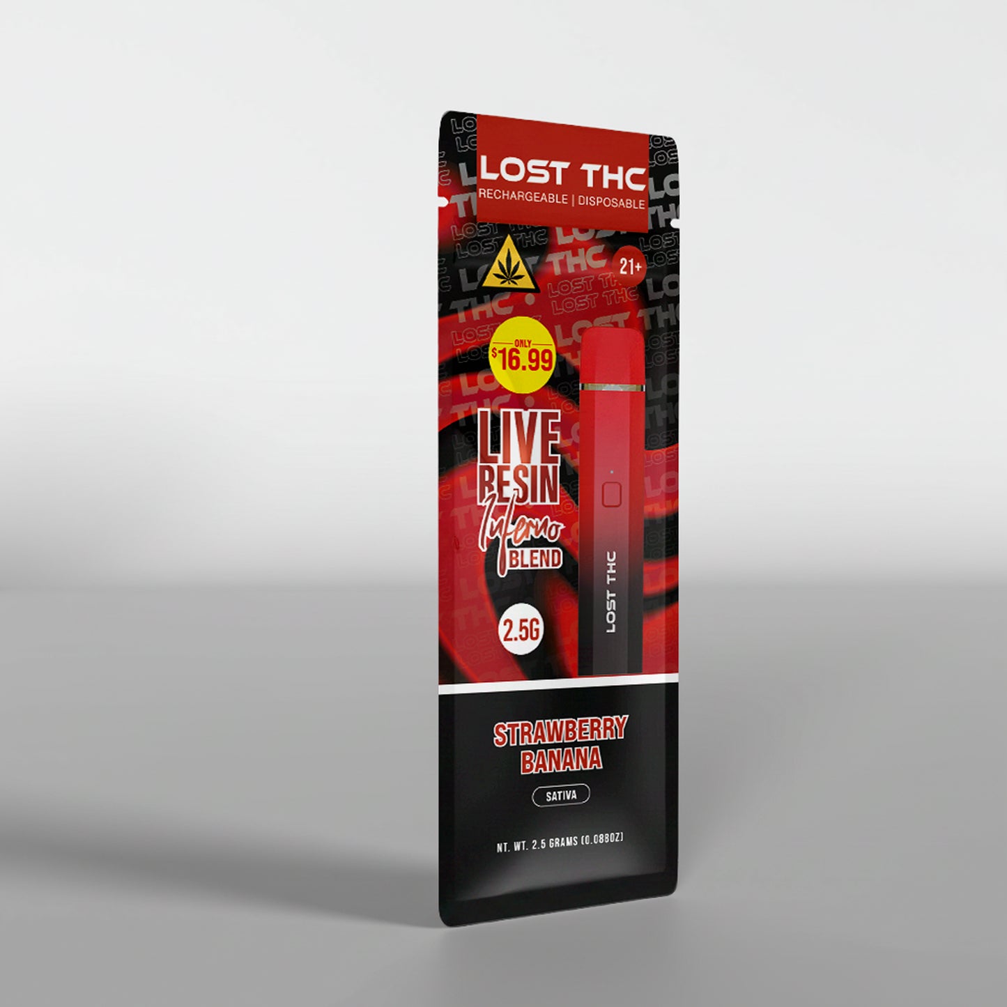 Lost THC V5 2.5 Gram Live Resin Disposable