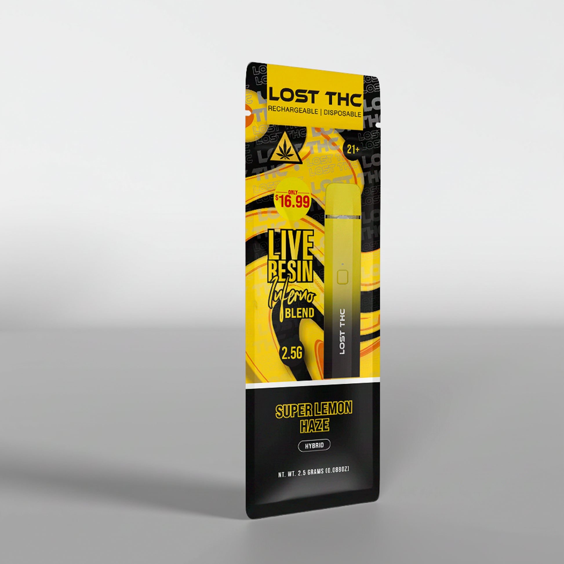 Lost THC V5 Live Resin Disposable 2.5g | Terpene-Rich Hemp Vape LOST BRANDS Lost THC V5 Live Resin Disposable 2.5g | Terpene-Rich Hemp Vape LOST BRANDS