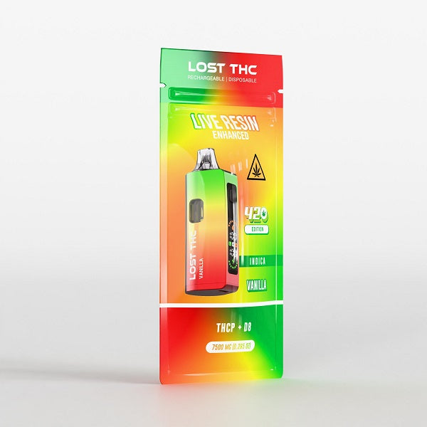 Lost THC V2 7.5 Gram Live Resin Blend Disposable | 420 Edition