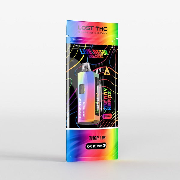 Lost THC V2 7.5 Gram Live Resin Blend Disposable | Rainbow Edition