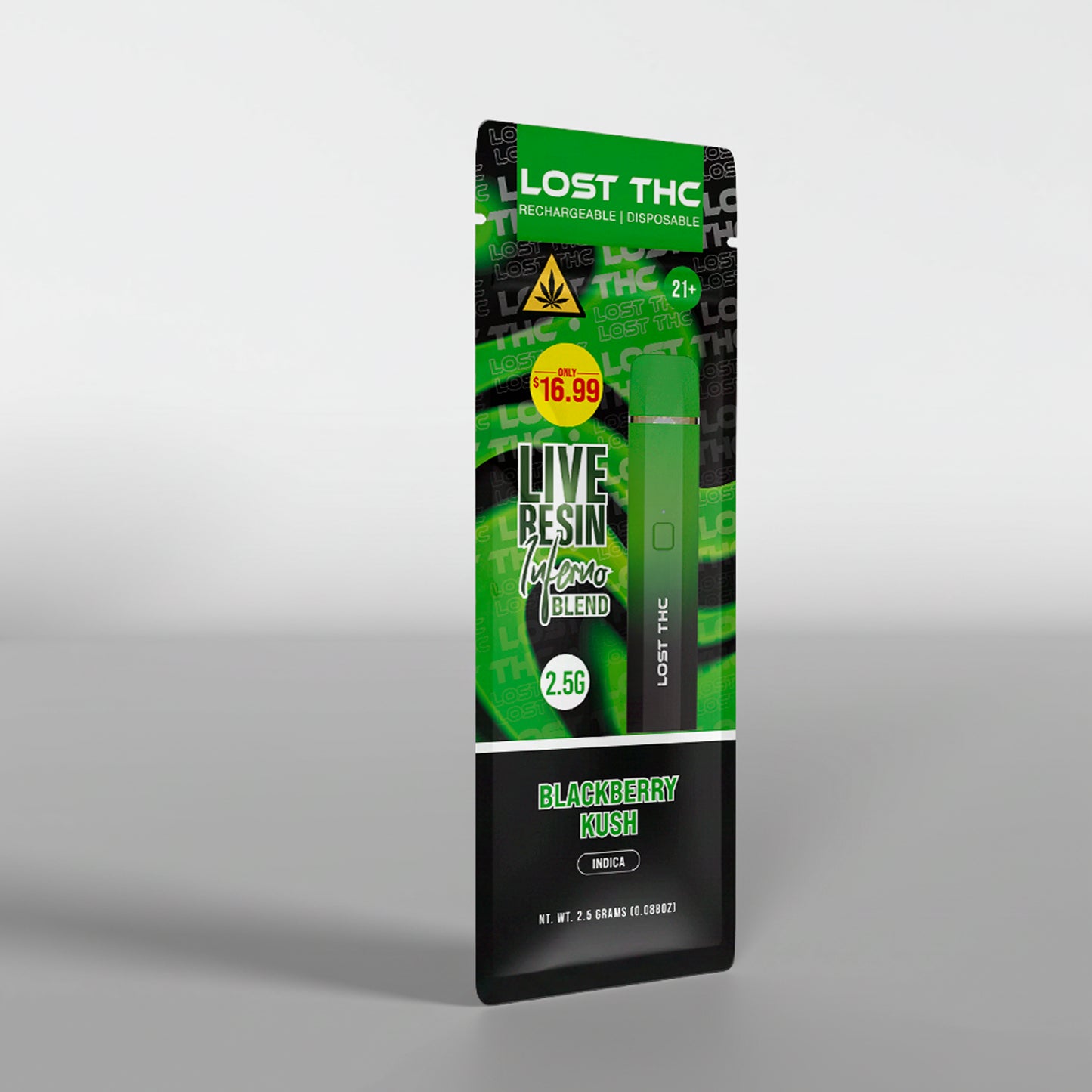 Lost THC V5 2.5 Gram Live Resin Disposable