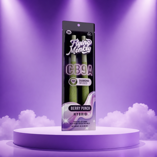 Flying Monkey CB9A THC-P Diamond Infused Pre Roll | 2 Count